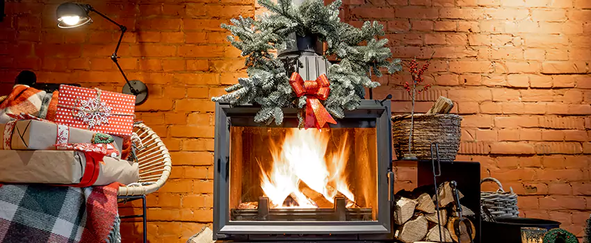 Travis Industries Linear Gas Fireplace Installation in Lackawanna, New York